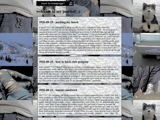 journal screenshot