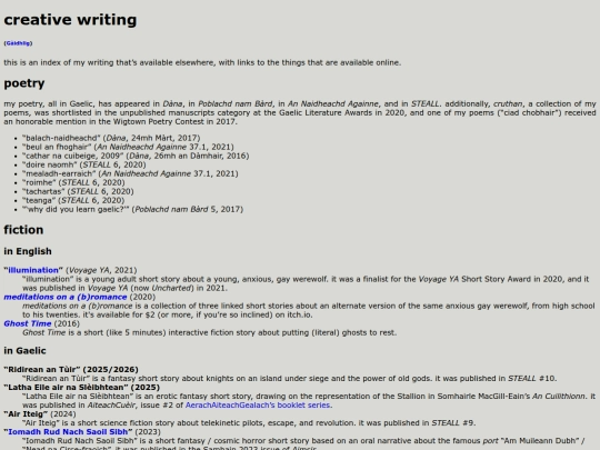 creative-writing screenshot