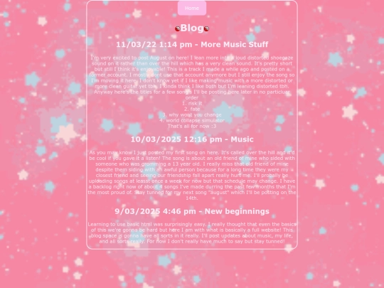 blog screenshot