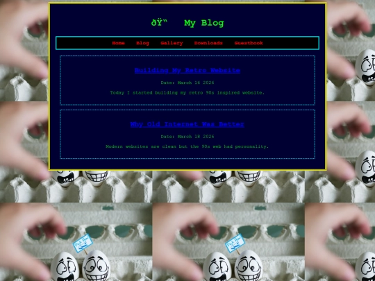 blog screenshot