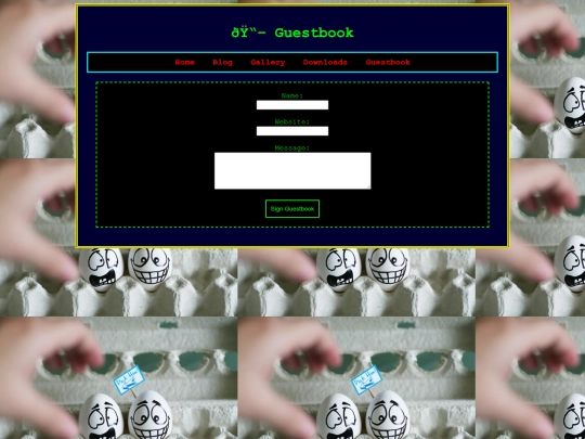 guestbook screenshot