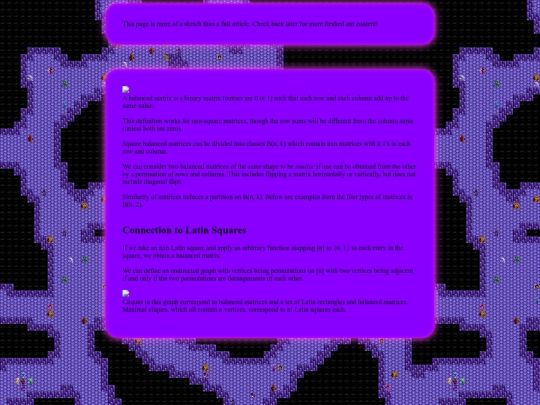 balanced_matrices screenshot