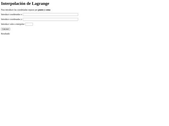 Interpolacion screenshot