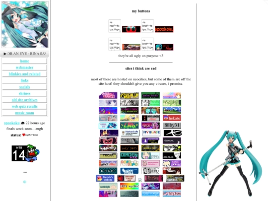 links screenshot