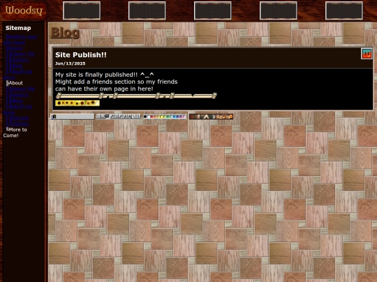 blog screenshot