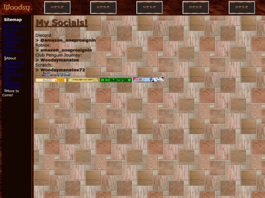 socials screenshot