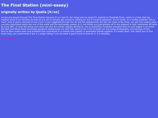 the-final-station-essay screenshot