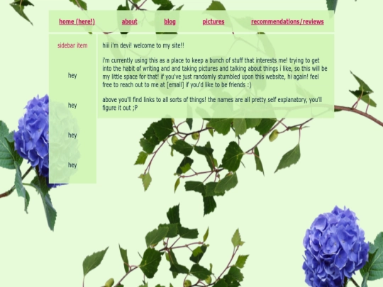 index screenshot