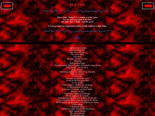 poetry screenshot