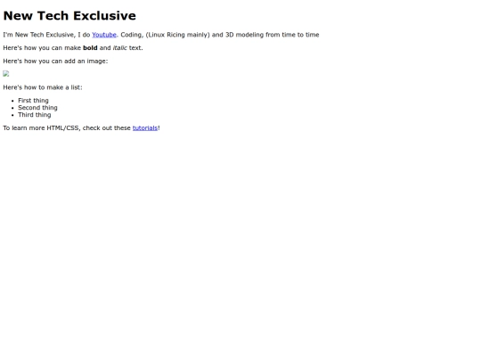 index screenshot