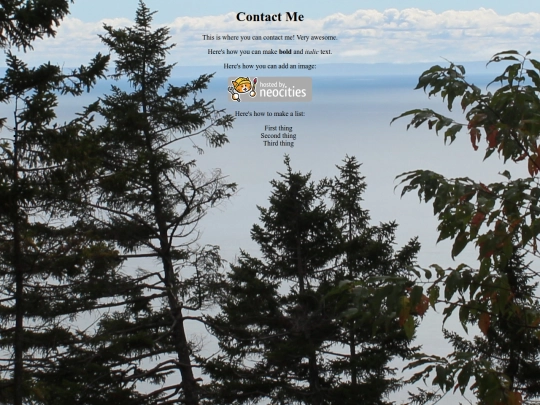 contact screenshot