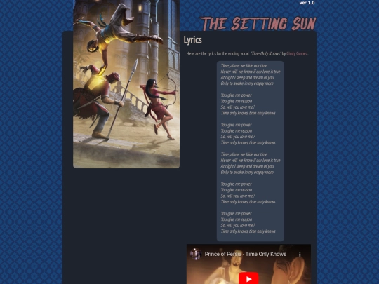 lyrics screenshot