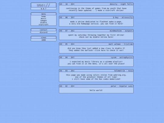 index screenshot