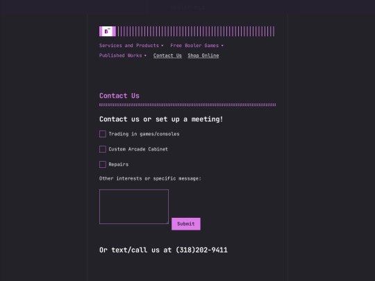 contact-us screenshot