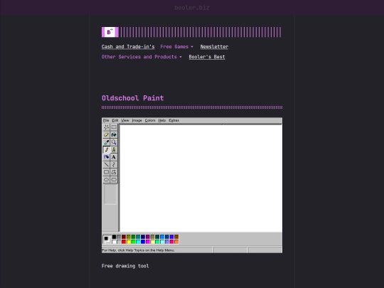 oldschool-paint screenshot