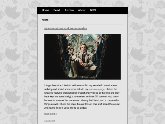 blog/feed screenshot