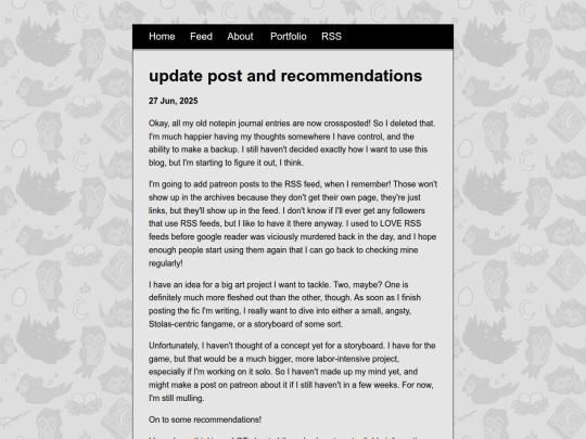 blog/posts/2025-06-27-update-post-and-recommendations screenshot
