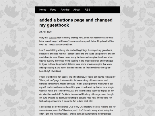 blog/posts/2025-07-24-added-a-buttons-page-and-changed-my-guestbook screenshot