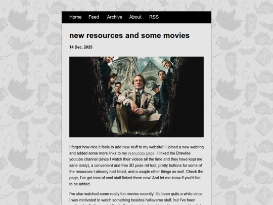 blog/posts/2025-12-14-new-resources-and-some-movies screenshot