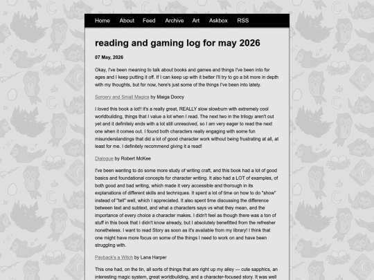 blog/posts/2026-05-07-reading-and-gaming-log-for-may-2026 screenshot