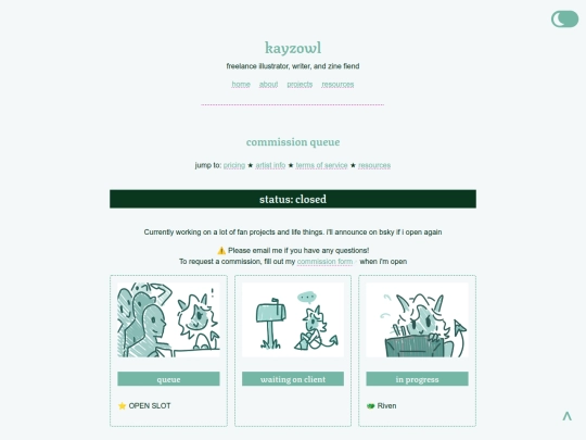 queue screenshot