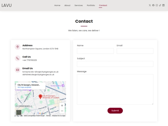 contact screenshot