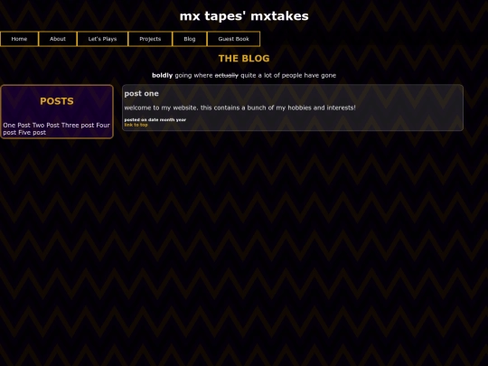 blog screenshot