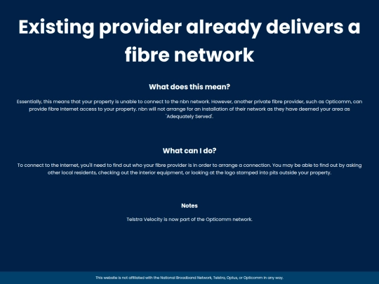 connectiontype/existingprovider screenshot