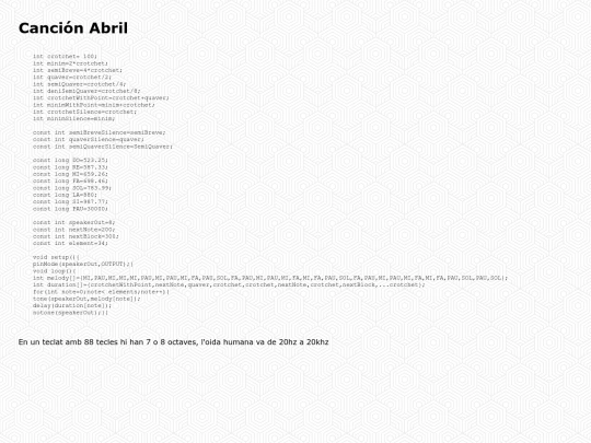 apuntes/Rootica/Canción  screenshot