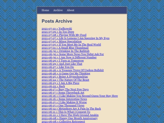 archive screenshot