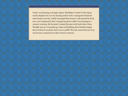 posts/2024-07-21-Lifes-Mysteries screenshot