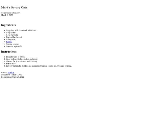 notepad/Recipes/marks-savory-oats screenshot