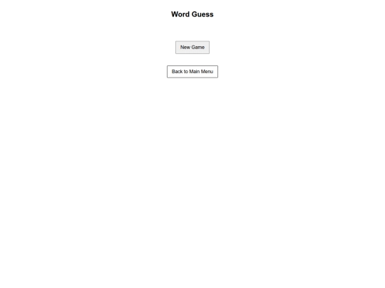 word_guess screenshot