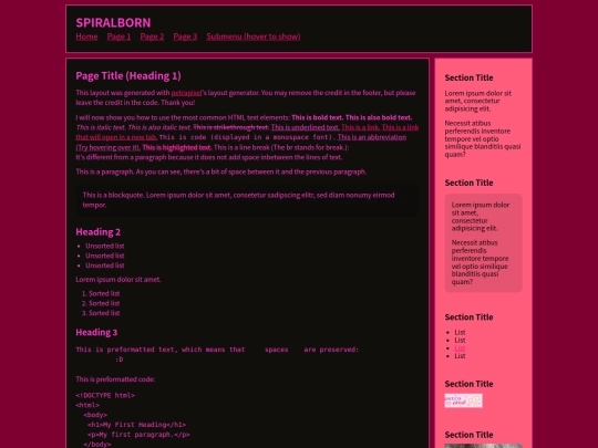 index screenshot