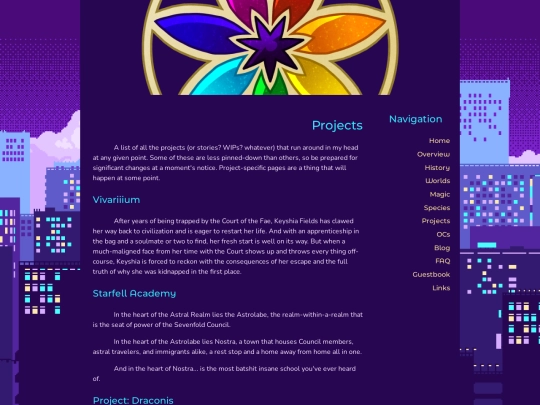 projects screenshot