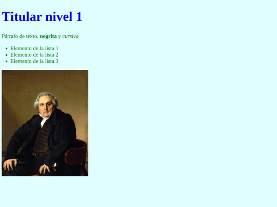 Pagina con imagen/Párrafo con imágenes screenshot