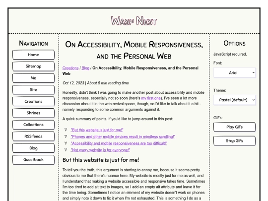 blog/on-accessibility-mobile-responsiveness-and-the-personal-web screenshot