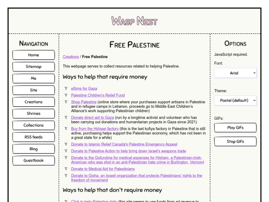 collections/freepalestine screenshot