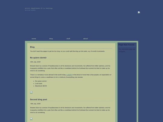 blog screenshot