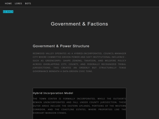 pages/redwoodvalleylore/governmentandfactions screenshot