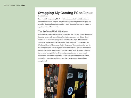 posts screenshot