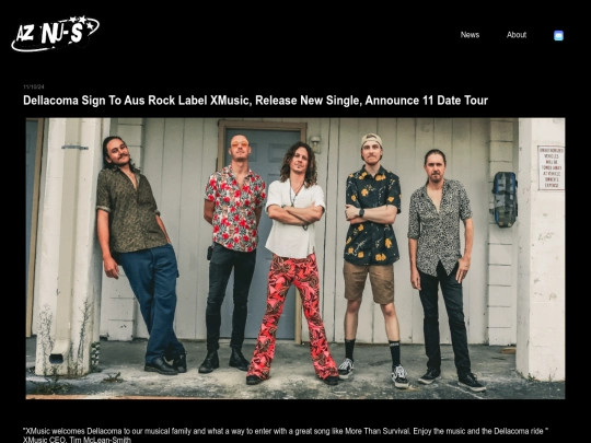 dellacoma_sign_to_aus_rock_label screenshot