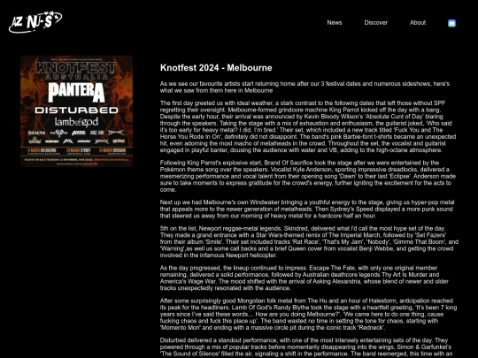 knotfest-au screenshot