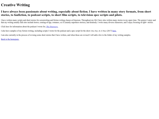 creativewriting screenshot