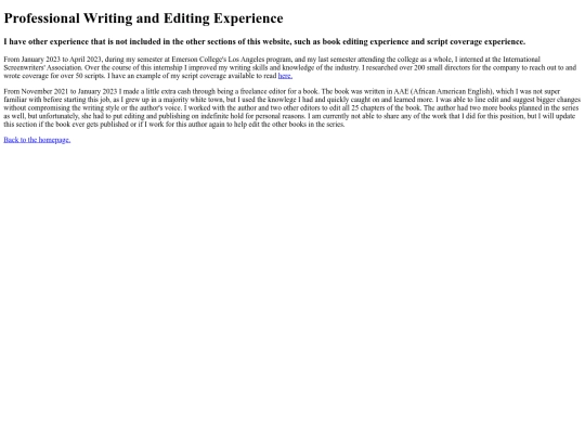 otherwritingediting screenshot