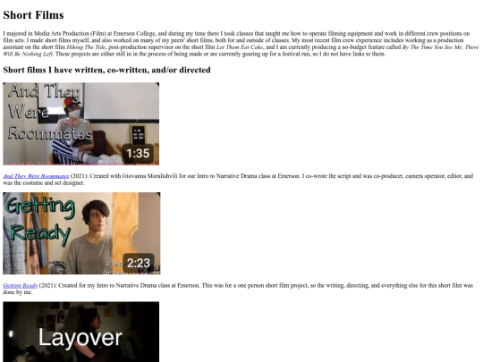 shortfilmexperience screenshot