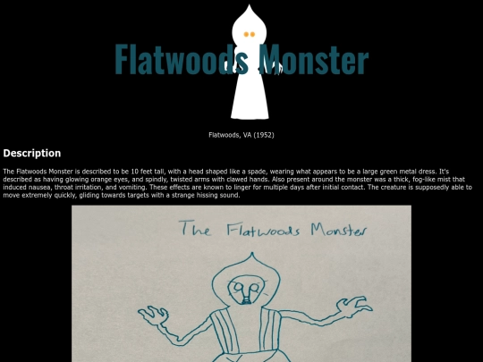 Local Legends/American Folklore/Flatwood Monster/FlatwoodsMonster screenshot