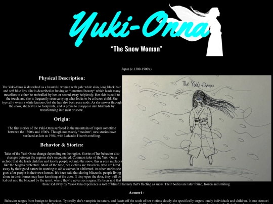 Local Legends/Japanese Folklore/Yuki-Onna/Yuki-Onna screenshot