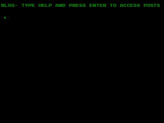 Blog screenshot