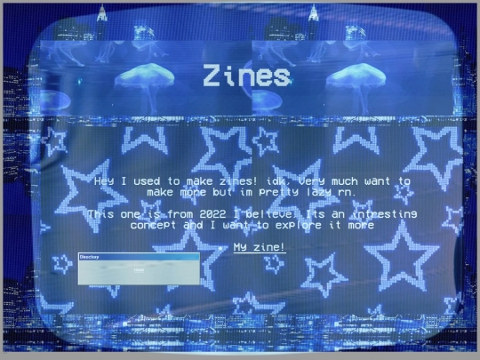 Zines screenshot
